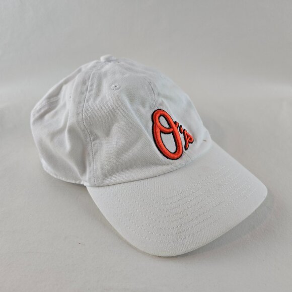 Baltimore Orioles Hat Mens OSFA White 47 Brand Clean Up Adjustable Baseball Cap - Picture 1 of 10